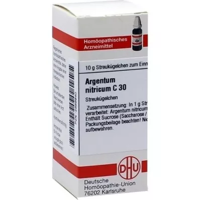 ARGENTUM NITRICUM C 30 globula, 10 g