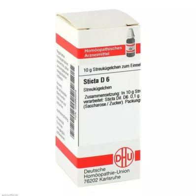 STICTA D 6 globula, 10 g