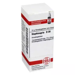 STAPHISAGRIA D 30 globula, 10 g