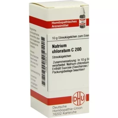 NATRIUM CHLORATUM C 200 globule, 10 g