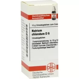 NATRIUM CHLORATUM D 6 globula, 10 g