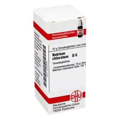 NATRIUM CHLORATUM D 6 globula, 10 g