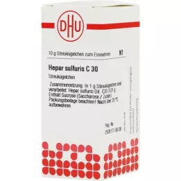 HEPAR SULFURIS C 30 globula, 10 g