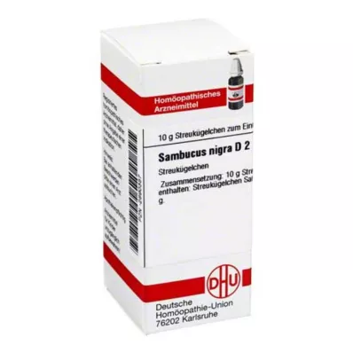 SAMBUCUS NIGRA D 2 globule, 10 g
