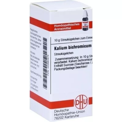 KALIUM BICHROMICUM D 12 globula, 10 g