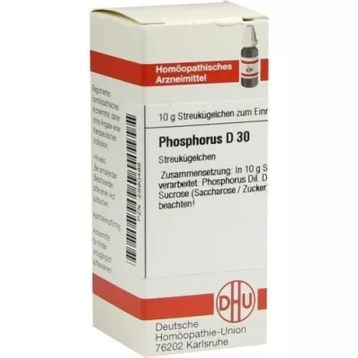 PHOSPHORUS D 30 globula, 10 g