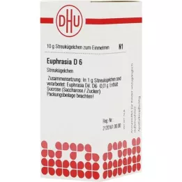 EUPHRASIA D 6 globula, 10 g
