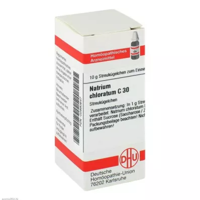 NATRIUM CHLORATUM C 30 globula, 10 g