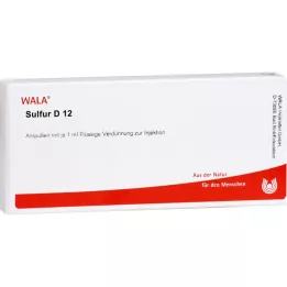 SULFUR D 12 ampula, 10X1 ml