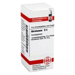 ABROTANUM D 4 globule, 10 g