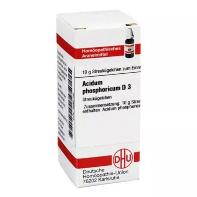 ACIDUM PHOSPHORICUM D 3 globule, 10 g