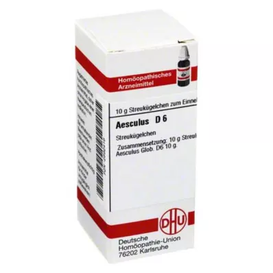 AESCULUS D 6 globula, 10 g AESCULUS D 6 globula, 10 g