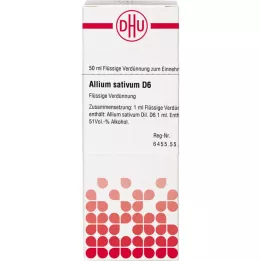 ALLIUM SATIVUM D 6 Razrjeđenje, 50 ml