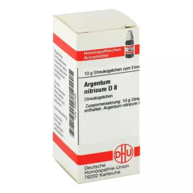 ARGENTUM NITRICUM D 8 globula, 10 g