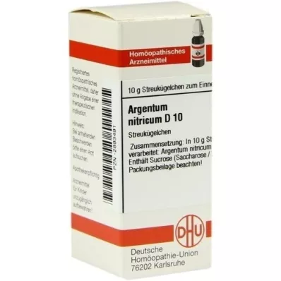 ARGENTUM NITRICUM D 10 globula, 10 g