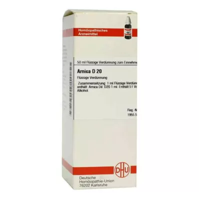 ARNICA D 20 razrjeđenje, 50 ml