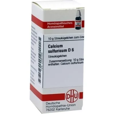 CALCIUM SULFURICUM D 6 globula, 10 g