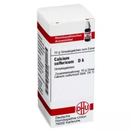 CALCIUM SULFURICUM D 6 globula, 10 g