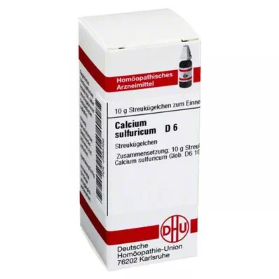 CALCIUM SULFURICUM D 6 globula, 10 g