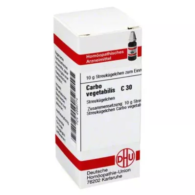 CARBO VEGETABILIS C 30 globula, 10 g