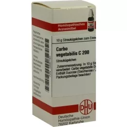 CARBO VEGETABILIS C 200 globule, 10 g