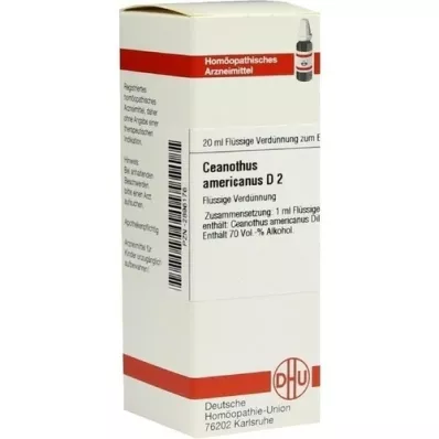 CEANOTHUS AMERICANUS D 2 razrjeđenje, 20 ml