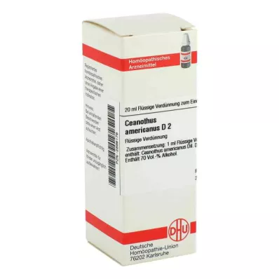 CEANOTHUS AMERICANUS D 2 razrjeđenje, 20 ml