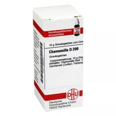 CHAMOMILLA D 200 globula, 10 g CHAMOMILLA D 200 globula, 10 g
