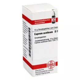 CUPRUM ACETICUM D 30 globula, 10 g
