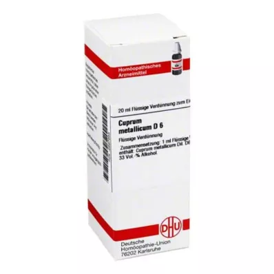 CUPRUM METALLICUM D 6 Razrjeđenje, 20 ml