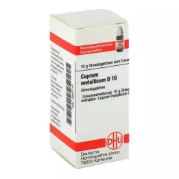 CUPRUM METALLICUM D 10 globula, 10 g