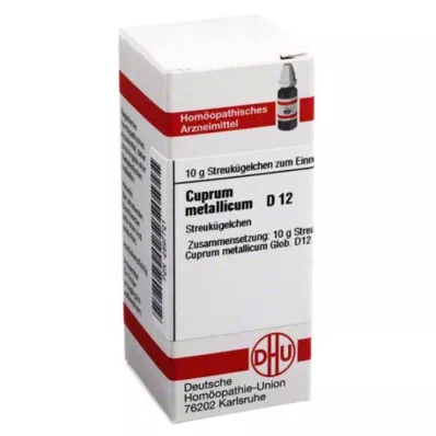 CUPRUM METALLICUM D 12 globula, 10 g