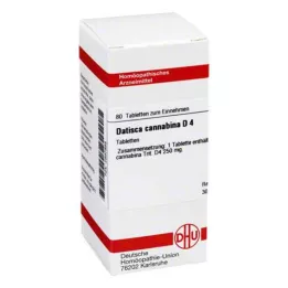 DATISCA cannabina D 4 tablete, 80 kom