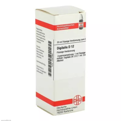 DIGITALIS D 12 Razrjeđenje, 20 ml