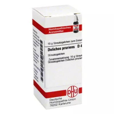 DOLICHOS PRURIENS D 4 globule, 10 g DOLICHOS PRURIENS D 4 globule, 10 g
