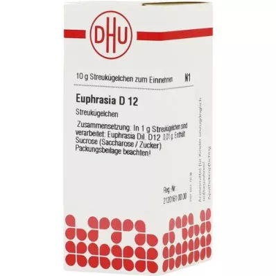 EUPHRASIA D 12 globula, 10 g