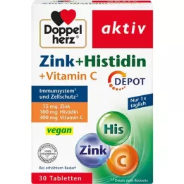 DOPPELHERZ Cink + histidin depo tablete active, 30 kom