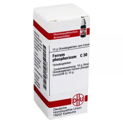 FERRUM PHOSPHORICUM C 30 globula, 10 g
