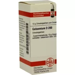 GELSEMIUM D 200 globula, 10 g