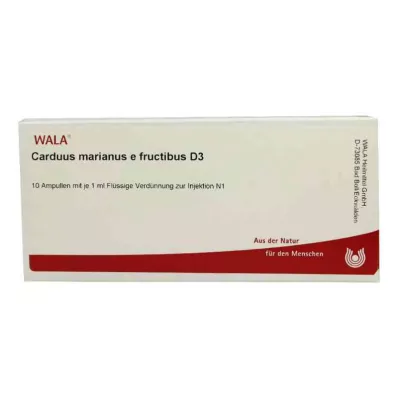 CARDUUS MARIANUS E fructibus D 3 ampule, 10X1 ml CARDUUS MARIANUS E fructibus D 3 ampule, 10X1 ml