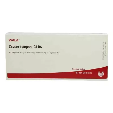CAVUM tympani GL D 6 ampula, 10X1 ml