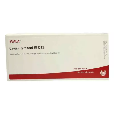 CAVUM tympani GL D 12 ampula, 10X1 ml