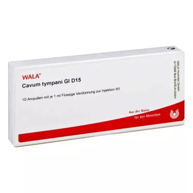 CAVUM tympani GL D 15 ampula, 10X1 ml CAVUM tympani GL D 15 ampula, 10X1 ml