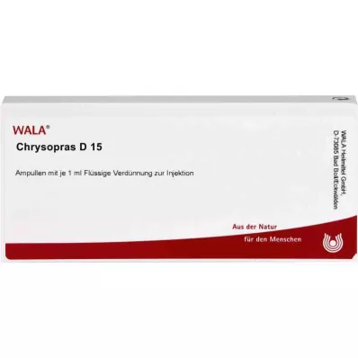 CHRYSOPRAS D 15 ampula, 10X1 ml
