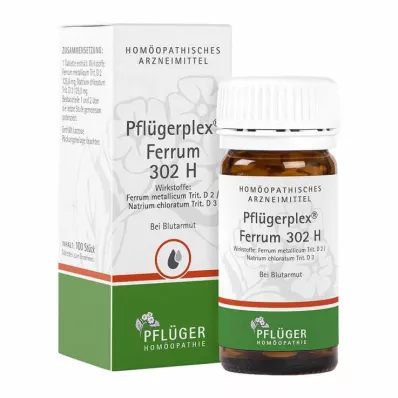 PFLÜGERPLEX Ferrum 302 H tablete, 100 kom