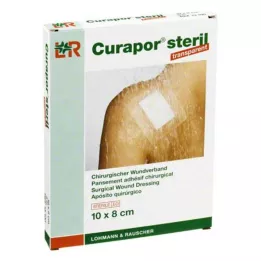 CURAPOR Obloga za rane sterilna prozirna 8x10 cm, 5 kom