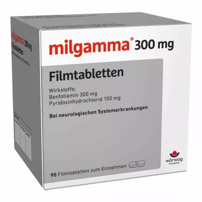 MILGAMMA 300 mg filmom obložene tablete, 90 kom
