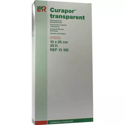 CURAPOR Obloga za rane sterilna prozirna 10x25 cm, 25 kom
