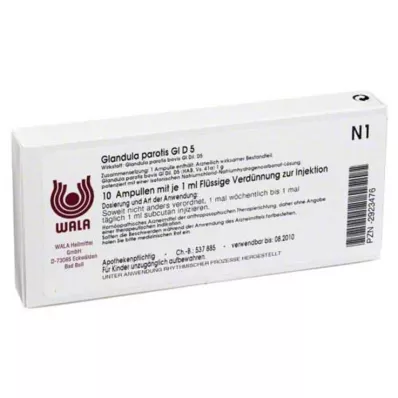 GLANDULA PAROTIS GL D 5 ampula, 10X1 ml GLANDULA PAROTIS GL D 5 ampula, 10X1 ml