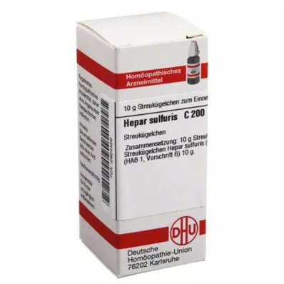 HEPAR SULFURIS C 200 globule, 10 g HEPAR SULFURIS C 200 globule, 10 g